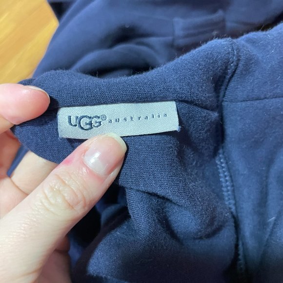 UGG Cozy Fleece-Lined Robe in navy size s - Picture 10 of 10